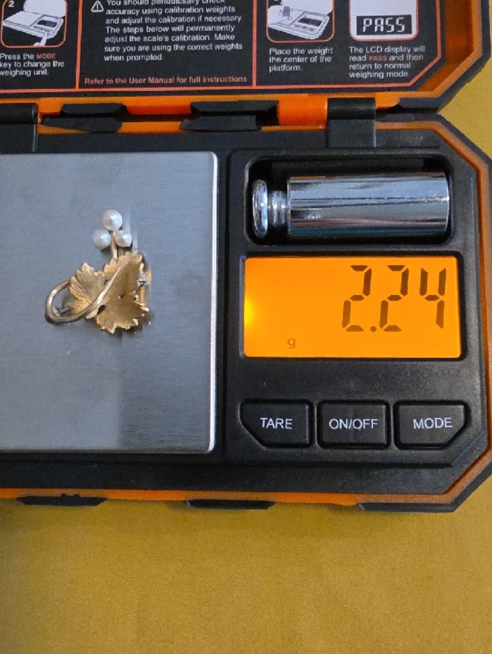 Vintage Krementz & Co. Brooch - Rolled Gold Plate - Piece Is Marked "KREMENTZ" - Picture 9 of 9